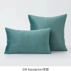 Luxuriöser Kissenbezug aus Samt – weicher Euro-Kissenbezug in mehreren Farben und Größen