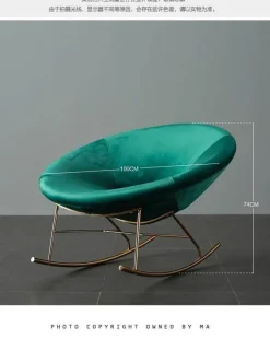 Luxuriöser nordischer Wohnzimmerstuhl – Modernes Design