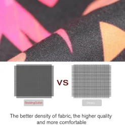 Luxuriöses Bohemian Dreamcatcher Bettbezug-Set - Bunte Federn Bettwäsche