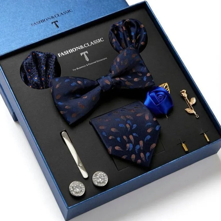 Luxuriöses Herrenkrawatten-Geschenkset – Elegante Accessoires für Ihn