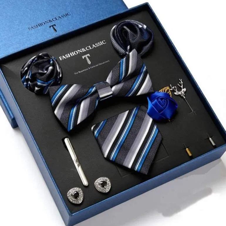 Luxuriöses Herrenkrawatten-Geschenkset – Elegante Accessoires für Ihn