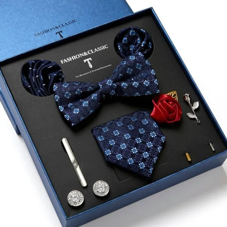 Luxuriöses Herrenkrawatten-Geschenkset – Elegante Accessoires für Ihn
