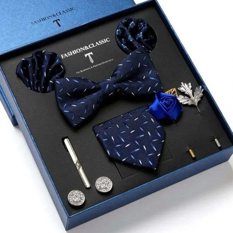 Luxuriöses Herrenkrawatten-Geschenkset – Elegante Accessoires für Ihn
