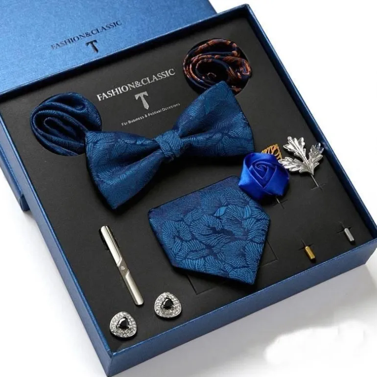 Luxuriöses Herrenkrawatten-Geschenkset – Elegante Accessoires für Ihn