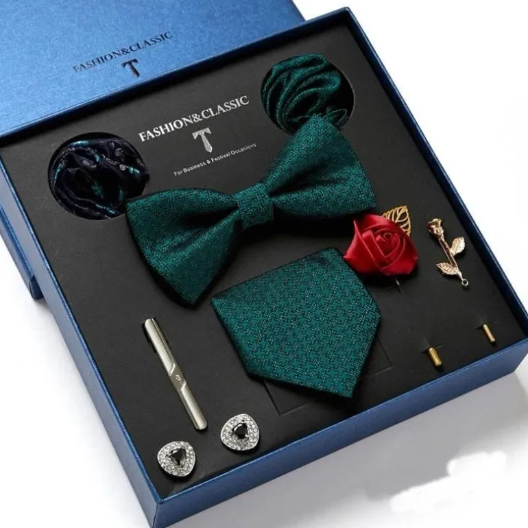 Luxuriöses Herrenkrawatten-Geschenkset – Elegante Accessoires für Ihn