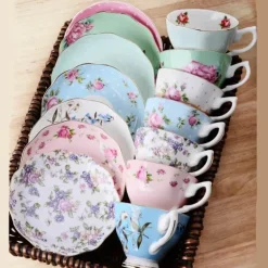 Luxuriöses Kaffeetassen-Set aus Keramik – ideal für Tee und als Geschenk