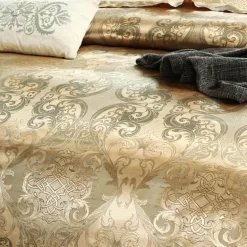 Luxuriöses Satin-Jacquard-Bettbezug-Set – Bettwäsche mit Reißverschluss