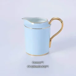 Luxuriöses Tee- und Kaffeeset aus Porzellan – Teekanne mit Tassen aus Bone China