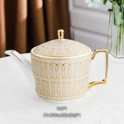 Luxuriöses Teeservice aus Bone China – Hochwertiges Teeservice aus königlichem Porzellan