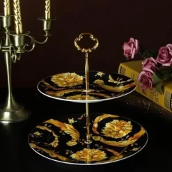 Luxuriöses Teetassen-Set aus Bone China – Elegante Kaffeetassen im europäischen Stil