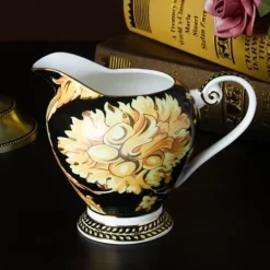 Luxuriöses Teetassen-Set aus Bone China – Elegante Kaffeetassen im europäischen Stil