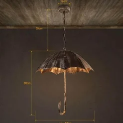 Luxury Creative Loft Umbrella Shaped Beautiful Lamp