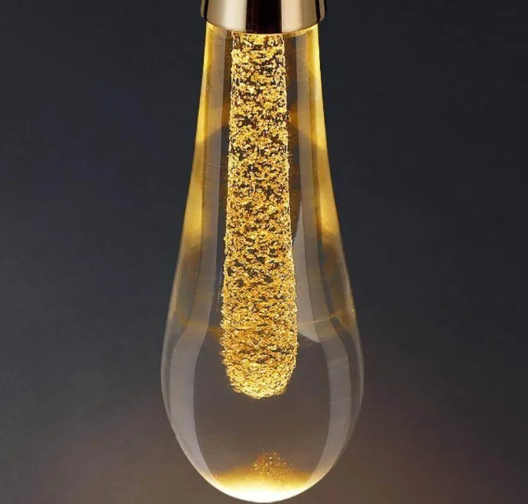 Luxury Crystal Pendant Lights - Elegant Melting Glass Design