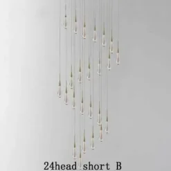 Luxury Crystal Pendant Lights - Elegant Melting Glass Design