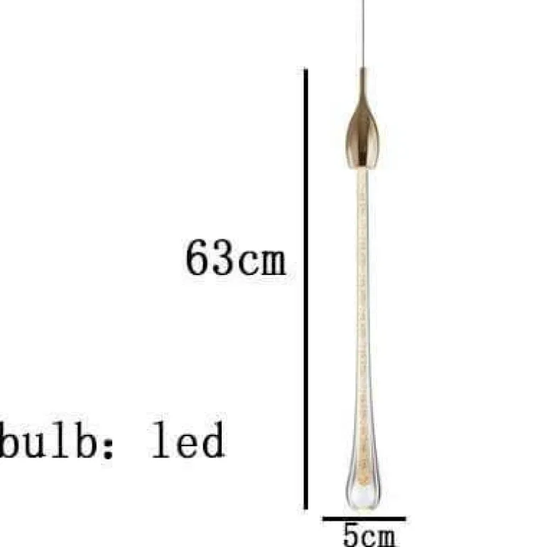 Luxury Crystal Pendant Lights - Elegant Melting Glass Design