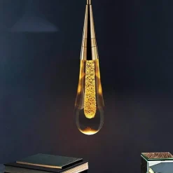 Luxury Crystal Pendant Lights - Elegant Melting Glass Design