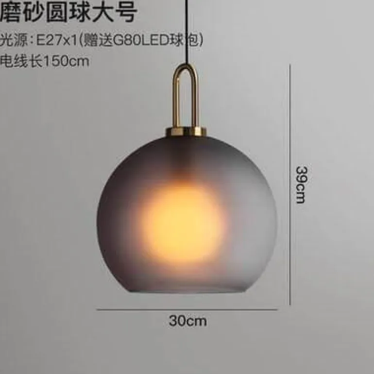 Luxury Glass Ball Chandelier - Modern American Design
