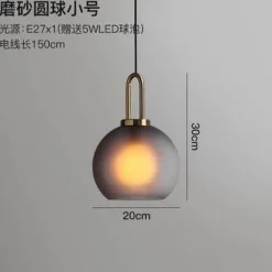 Luxury Glass Ball Chandelier - Modern American Design