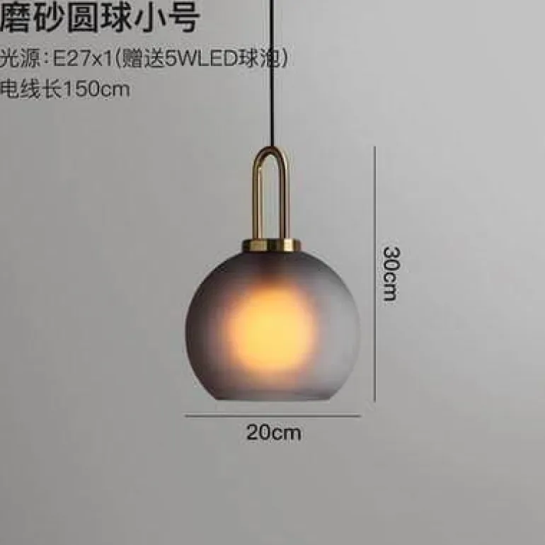 Luxury Glass Ball Chandelier - Modern American Design
