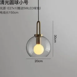 Luxury Glass Ball Chandelier - Modern American Design