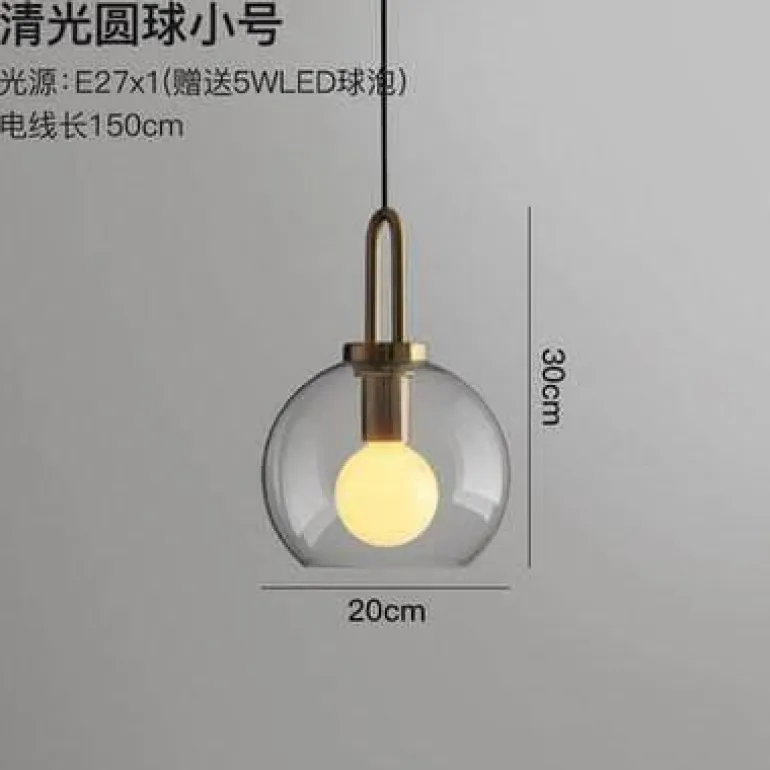 Luxury Glass Ball Chandelier - Modern American Design