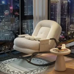 Luxury Rocking Chair - Padded Modern Relaxation Furniture