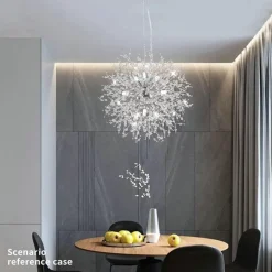 Löwenzahn-Kristall-Kronleuchter – Elegante Beleuchtungsvorrichtung