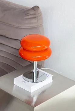 Macaron Glass Lamp – Glass and Iron Table Lamp