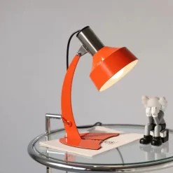 Macaron Glass Lamp – Orange Iron Table Lamp