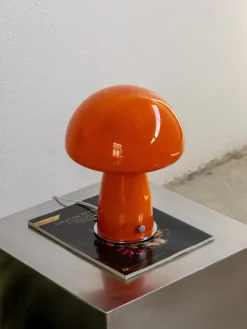 Magic Mushroom Table Lamp – Glass and Iron Lamp