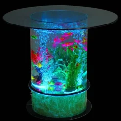 Magic Water Bubble LED Table - Elegant Home Decor Accent