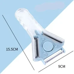 Magischer Gemüseschäler mit mehreren Klingen, dreieckig