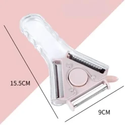 Magischer Gemüseschäler mit mehreren Klingen, dreieckig