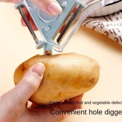 Magischer Gemüseschäler mit mehreren Klingen, dreieckig