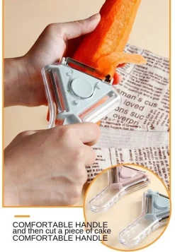 Magischer Gemüseschäler mit mehreren Klingen, dreieckig