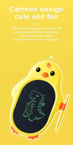 Magisches Zeichentablett für Kinder mit Cartoon-Motiven – Digitales Schreibpad