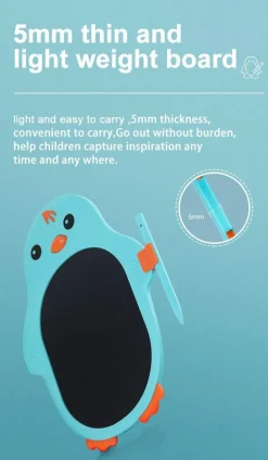 Magisches Zeichentablett für Kinder mit Cartoon-Motiven – Digitales Schreibpad