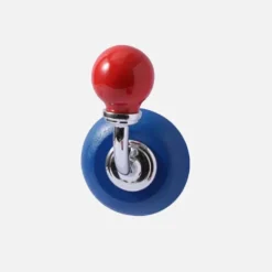 Magnetic Ceramic Wall Hooks – Retro Glossy Decorative Organizers