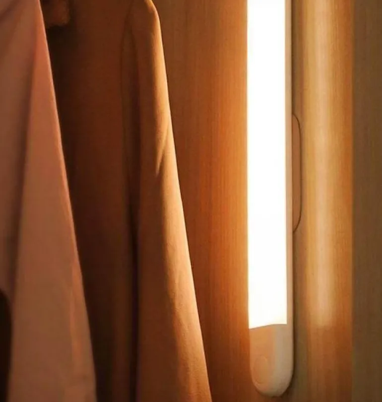 Magnetic LED Motion Sensor Strip Lights - Removable Night Lighting