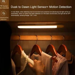 Magnetic LED Motion Sensor Strip Lights - Removable Night Lighting