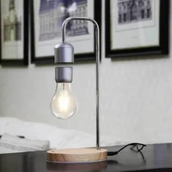 Magnetic Levitating Desk Lamp - Wireless Floating Bulb Light