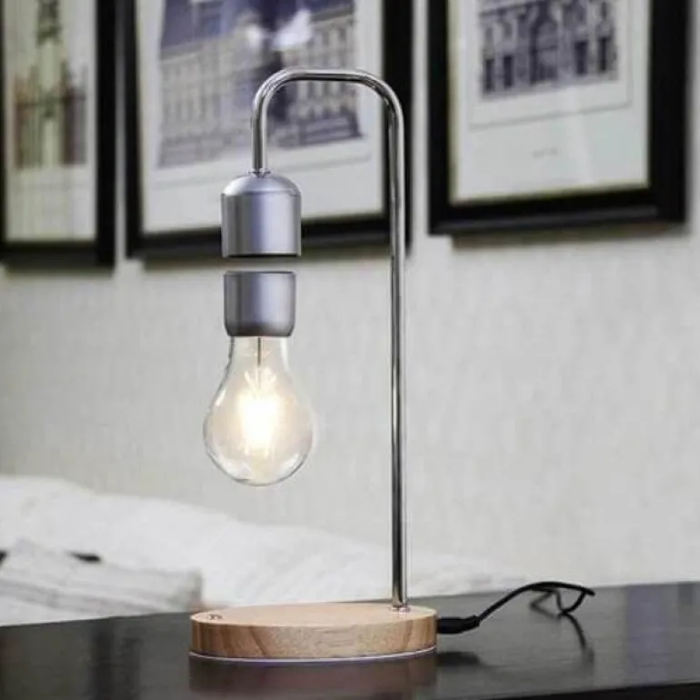 Magnetic Levitating Desk Lamp - Wireless Floating Bulb Light