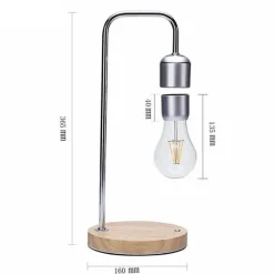 Magnetic Levitating Desk Lamp - Wireless Floating Bulb Light