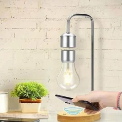 Magnetic Levitating Desk Lamp - Wireless Floating Bulb Light