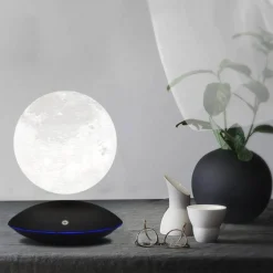 Magnetic Levitating Moon Lamp - 360 Rotating Night Light