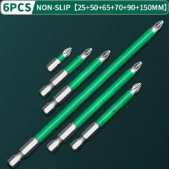 Magnetic Precision Screwdriver Bit Set - Anti-Slip Tool Kit