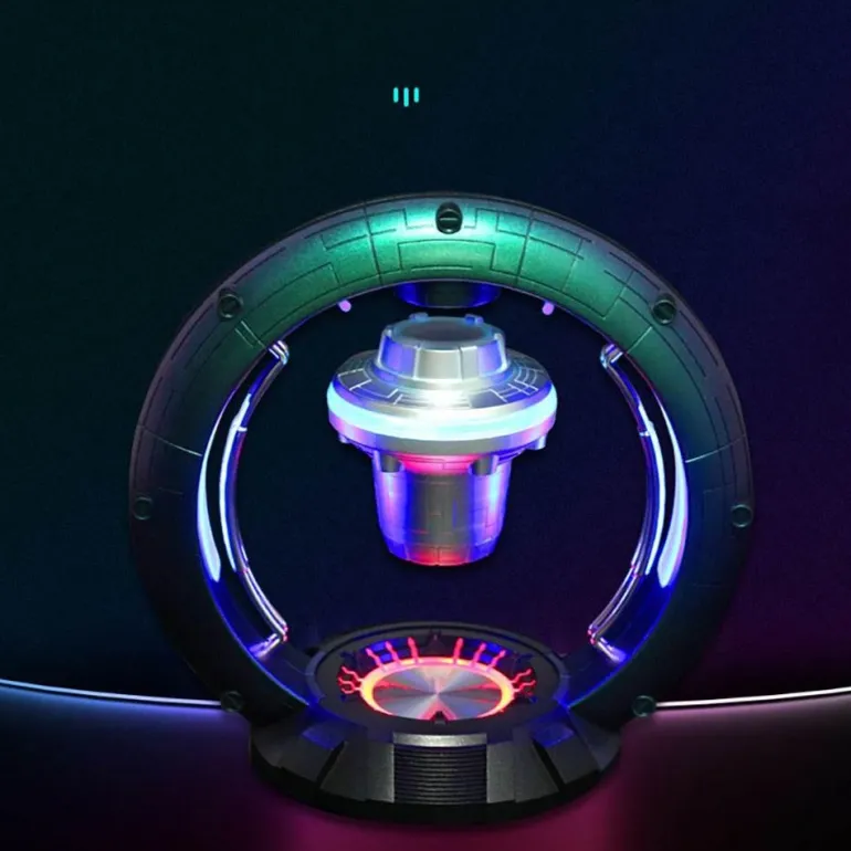 Magnetisch schwebende Lautsprecherlampe – Schwebendes Bluetooth-Nachtlicht