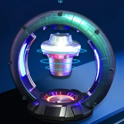 Magnetisch schwebende Lautsprecherlampe – Schwebendes Bluetooth-Nachtlicht