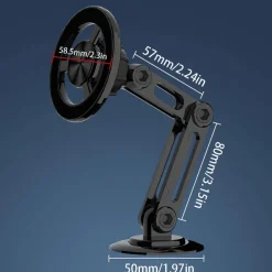 Magnetische Autotelefonhalterung - Armaturenbretthalterung aus Metall