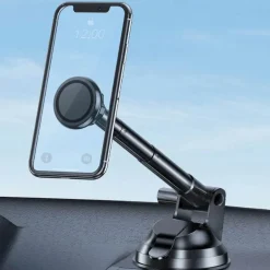 Magnetische Autotelefonhalterung - Armaturenbretthalterung mit langem Griff